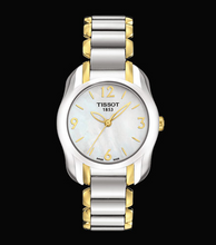 Load image into Gallery viewer, Tissot T Wave Mother of Pearl Dial Two Tone Steel Strap Watch for Women - T023.210.22.117.00