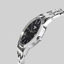 Load image into Gallery viewer, Tissot T Classic Dream Black Dial Silver Steel Strap Watch for Men - T033.410.11.053.01