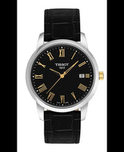 Load image into Gallery viewer, Tissot T Classic Dream Black Dial Black Leather Strap Watch for Men - T033.410.26.053.01