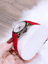 Load image into Gallery viewer, Tissot Couturier Lady Silver Dial Red Leather Strap Watch for Women - T035.210.16.031.01