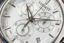 Load image into Gallery viewer, Tissot Couturier Chronograph White Dial Brown Leather Strap Watch For Men - T035.617.16.031.00