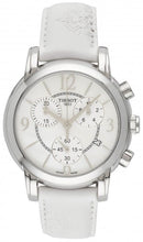 Load image into Gallery viewer, Tissot Dressport Chronograph Mother of Pearl Dial White Leather Strap Watch for Women - T050.217.17.117.00