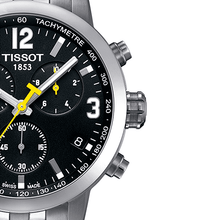 Load image into Gallery viewer, Tissot PRC 200 Chronograph Black Dial Stainless Steel Watch For Men - T0554171105700