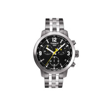 Load image into Gallery viewer, Tissot PRC 200 Chronograph Black Dial Stainless Steel Watch For Men - T0554171105700
