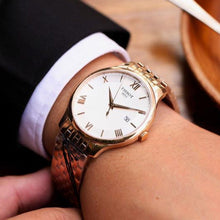 Load image into Gallery viewer, Tissot T Classic Tradition White Dial Rose Gold Steel Strap Watch For Women - T063.610.33.038.00