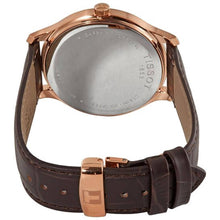 Load image into Gallery viewer, Tissot T Classic Tradition Blue Dial Brown Leather Strap Watch For Men - T063.610.36.047.00