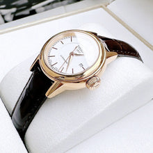 Load image into Gallery viewer, Tissot Carson Automatic White Dial Brown Leather Strap Watch For Women - T085.207.36.011.00