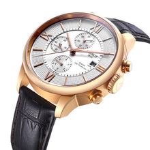 Load image into Gallery viewer, Tissot Des Tourelles Chronograph Silver Dial Brown Leather Strap Watch For Men - T099.427.36.038.00
