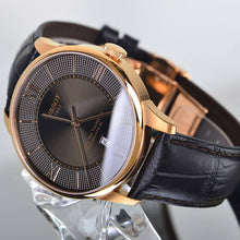 Load image into Gallery viewer, Tissot Chemin des Tourelles Powermatic 80 Brown Dial Brown Leather Strap Watch for Men - T099.407.36.448.00