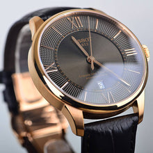 Load image into Gallery viewer, Tissot Chemin des Tourelles Powermatic 80 Brown Dial Brown Leather Strap Watch for Men - T099.407.36.448.00