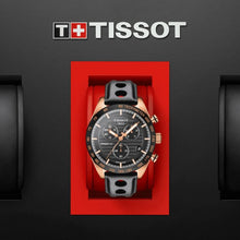 Load image into Gallery viewer, Tissot PRS 516 Chronograph Black Dial Black Leather Strap Watch For Men - T100.417.36.051.00