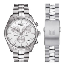 Load image into Gallery viewer, Tissot T Classic PR 100 Chronograph Silver Dial Silver Steel Strap Watch For Men - T101.417.11.031.00