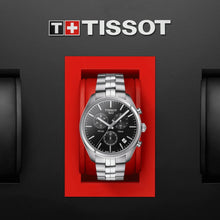 Load image into Gallery viewer, Tissot T Classic PR 100 Chronograph Black Dial Silver Steel Strap Watch for Men - T101.417.11.051.00