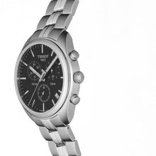 Load image into Gallery viewer, Tissot T Classic PR 100 Chronograph Black Dial Silver Steel Strap Watch for Men - T101.417.11.051.00
