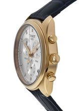 Load image into Gallery viewer, Tissot T Classic PR 100 Chronograph Silver Dial Black Leather Strap Watch for Men - T101.417.36.031.00