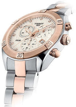 Load image into Gallery viewer, Tissot PR 100 Sport Chic Chronograph Diamonds Mother of Pearl Dial Two Tone Steel Strap Watch for Women - T101.917.22.116.00