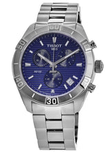 Load image into Gallery viewer, Tissot PR 100 Sport Quartz Chronograph Blue Dial Silver Steel Strap Watch For Men - T101.617.11.041.00