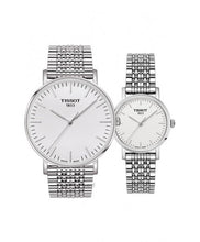Load image into Gallery viewer, Tissot T Classic Everytime Large White Dial Silver Steel Strap Watch for Men - T109.610.11.031.00