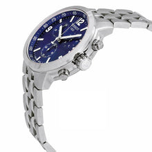 Load image into Gallery viewer, Tissot PRC 200 Chronograph Quartz Blue Dial Silver Steel Strap Watch For Men - T114.417.11.047.00