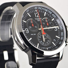 Load image into Gallery viewer, Tissot PRC 200 Chronograph Black Dial Black Rubber Strap Watch for Men - T114.417.17.057.00