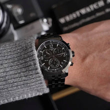 Load image into Gallery viewer, Tissot PRC 200 Chronograph Black Dial Black Steel Strap Watch For Men - T114.417.33.057.00