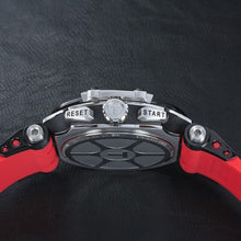 Load image into Gallery viewer, Tissot T Race Chronograph Black Dial Red Silicone Strap Watch For Men - T115.417.27.051.00