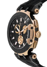 Load image into Gallery viewer, Tissot T Race Chronograph Black Dial Black Silicone Strap Watch For Men - T115.417.37.051.00