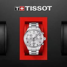 Load image into Gallery viewer, Tissot Chrono XL Classic Silver Dial Silver Steel Strap Watch For Men - T116.617.11.037.00