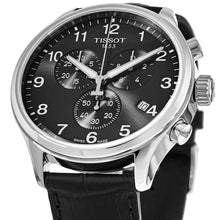 Load image into Gallery viewer, Tissot Chrono XL Classic Black Dial Black Leather Strap Watch For Men - T116.617.16.057.00