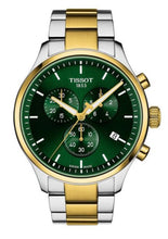 Load image into Gallery viewer, Tissot T Sport Chrono XL Classic Green Dial Two Tone Steel Strap Watch for Men - T116.617.22.091.00