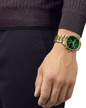 Load image into Gallery viewer, Tissot T Sport Chrono XL Classic Green Dial Two Tone Steel Strap Watch for Men - T116.617.22.091.00