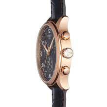 Load image into Gallery viewer, Tissot T Sport Chrono XL Classic Brown Dial Brown Leather Strap Watch For Men - T116.617.36.057.01