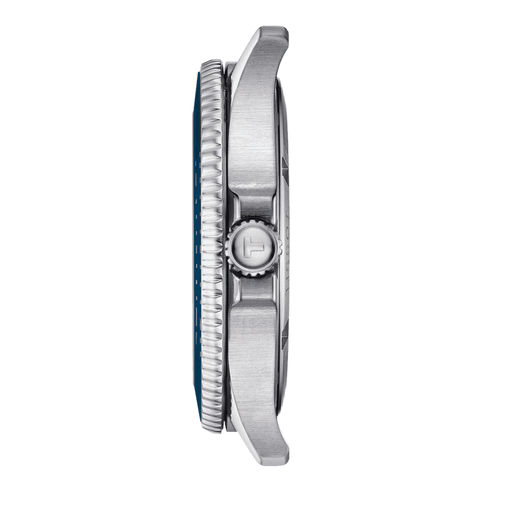 Tissot Seastar 1000 Blue Dial Silver Steel Strap Watch For Men - T120.410.11.041.00