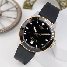 Load image into Gallery viewer, Tissot Seastar 1000 Black Dial Black Rubber Strap Watch For Men - T120.410.27.051.00