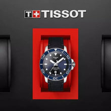 Load image into Gallery viewer, Tissot Seastar 1000 Powermatic 80 Silicium Blue Dial Blue Nylon Strap Watch For Men - T120.407.17.041.01