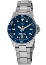 Load image into Gallery viewer, Tissot Seastar 1000 Lady Blue Dial Silver Steel Strap Watch For Women - T120.210.11.041.00