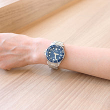 Load image into Gallery viewer, Tissot Seastar 1000 Lady Blue Dial Silver Steel Strap Watch For Women - T120.210.11.041.00