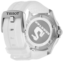 Load image into Gallery viewer, Tissot Seastar 1000 Mother of Pearl White Dial White Rubber Strap Watch for Women - T120.210.17.116.00