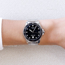 Load image into Gallery viewer, Tissot Seastar 1000 Black Dial Silver Steel Strap Watch For Men - T120.410.11.051.00