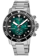 Load image into Gallery viewer, Tissot Seastar 1000 Chronograph Green Dial Silver Steel Strap Watch For Men - T120.417.11.091.01
