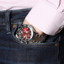 Load image into Gallery viewer, Tissot Seastar 1000 Chronograph Red Dial Silver Steel Strap Watch For Men - T120.417.11.421.00