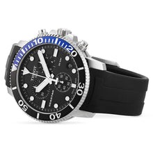 Load image into Gallery viewer, Tissot Seastar 1000 Chronograph Black Dial Black Rubber Strap Watch For Men - T120.417.17.051.02
