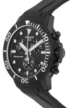 Load image into Gallery viewer, Tissot Seastar 1000 Chronograph Black Dial Black Rubber Strap Watch For Men - T120.417.37.051.02
