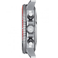 Load image into Gallery viewer, Tissot Seastar 1000 Chronograph Red Dial Silver Steel Strap Watch For Men - T120.417.11.421.00