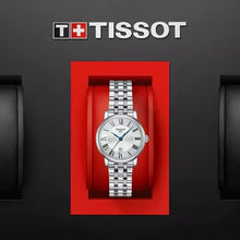 Load image into Gallery viewer, Tissot Carson Premium Lady Silver Dial Silver Steel Strap Watch For Women - T122.210.11.033.00