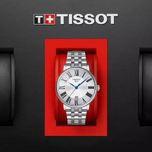 Load image into Gallery viewer, Tissot Carson Premium Silver Dial Silver Steel Strap Watch For Men - T122.410.11.033.00