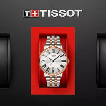 Load image into Gallery viewer, Tissot T Classic Carson Premium Silver Dial Two Tone Steel Strap Watch For Men - T122.410.22.033.00