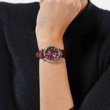 Load image into Gallery viewer, Tissot Carson Premium Lady Maroon Dial Maroon Leather Strap Watch For Women - T122.210.16.373.00