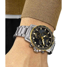 Load image into Gallery viewer, Tissot Supersport Chrono Black Dial Silver Steel Strap Watch For Men - T125.617.21.051.00