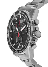 Load image into Gallery viewer, Tissot Supersport Chrono Black Dial Silver Steel Strap Watch For Men - T125.617.11.051.00